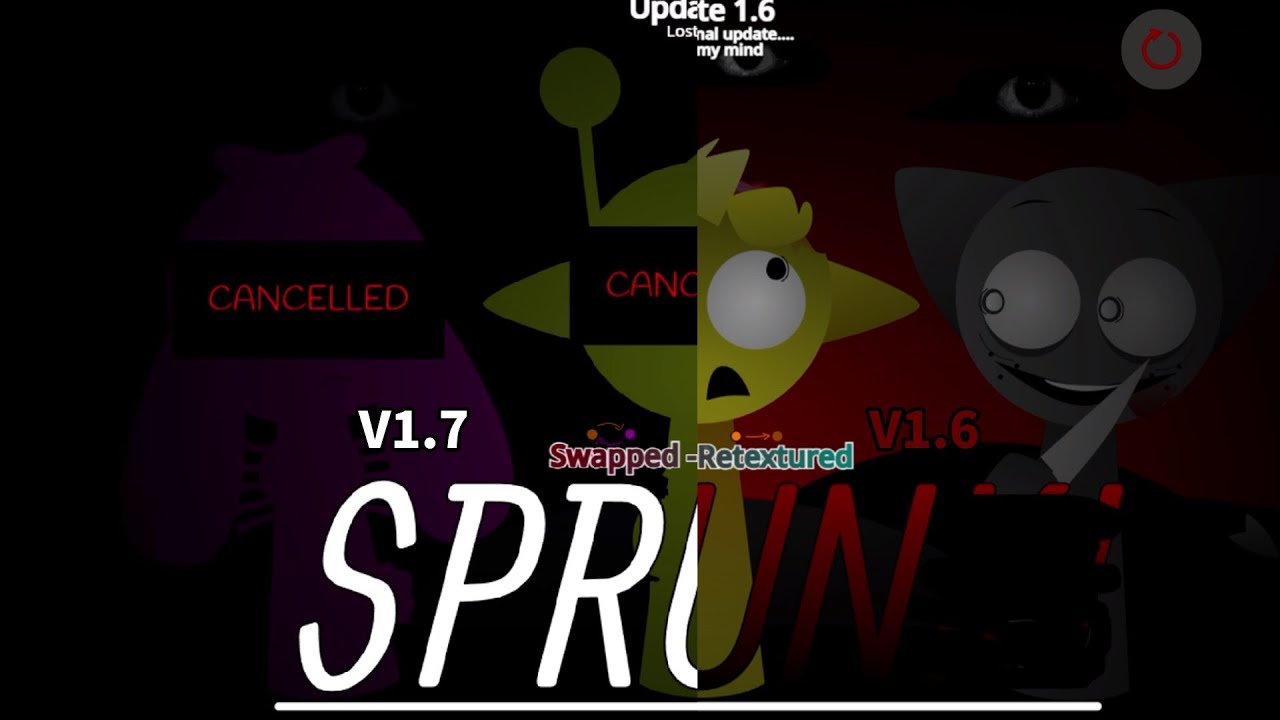 Incredibox - Sprunki Swap Retextured Comparison 【V1.6 & V1.7】