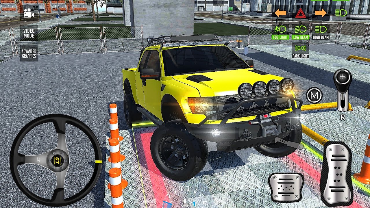 New 4x4 Monster Truck Ramps Parking Multi-Levels 58 - Car Game Android Gameplay