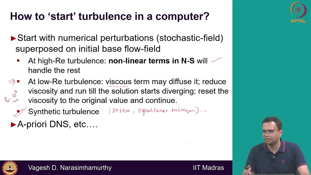 63. Introduction to Direct Numerical Simulations (DNS) - II