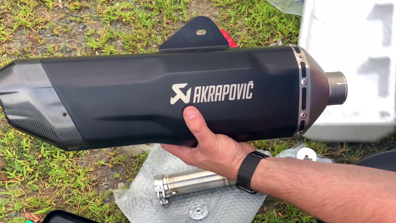 Install: Akrapovič Slip-on for F750GS / F850GS