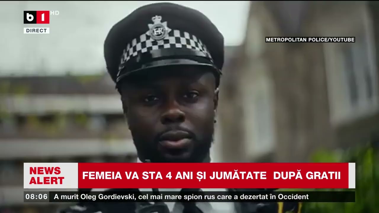 ROMÂNCĂ ARESTATĂ ÎN MAREA BRITANIE_Știri B1TV_23 mar. 2025
