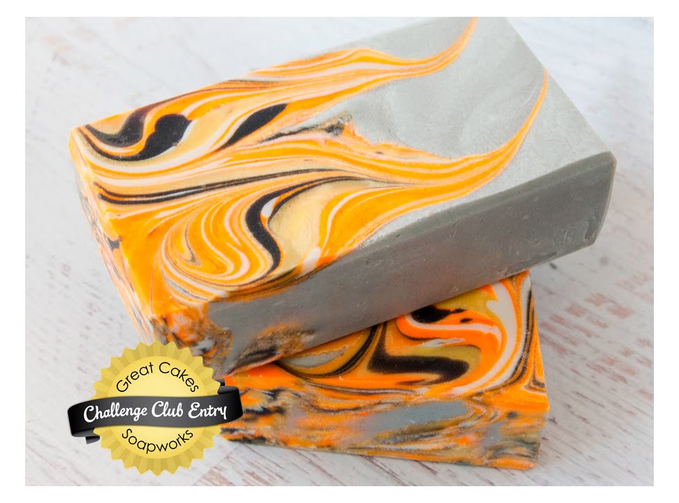 Soap Challenge - Making Mantra Swirl Cold Process Soap