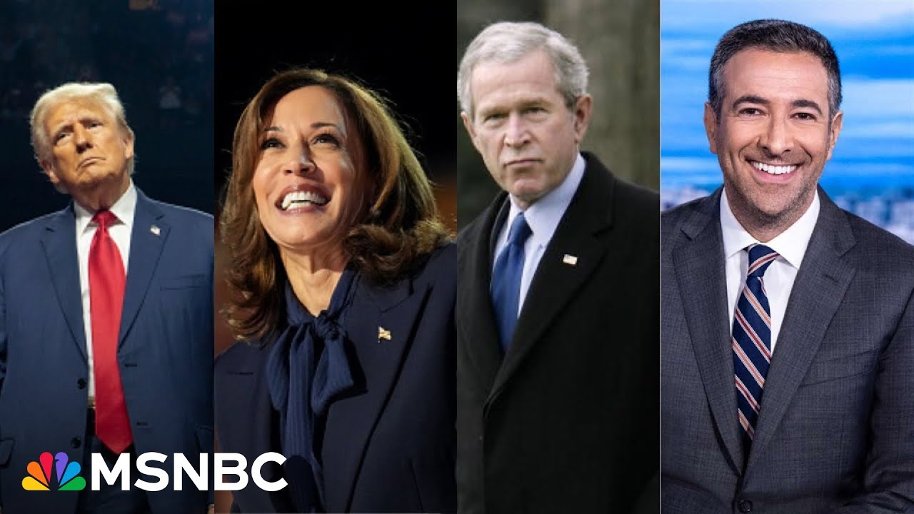 'Red Wall' collapse? Melber on 'weird' Trump from Pres. Bush critique to Walz attack