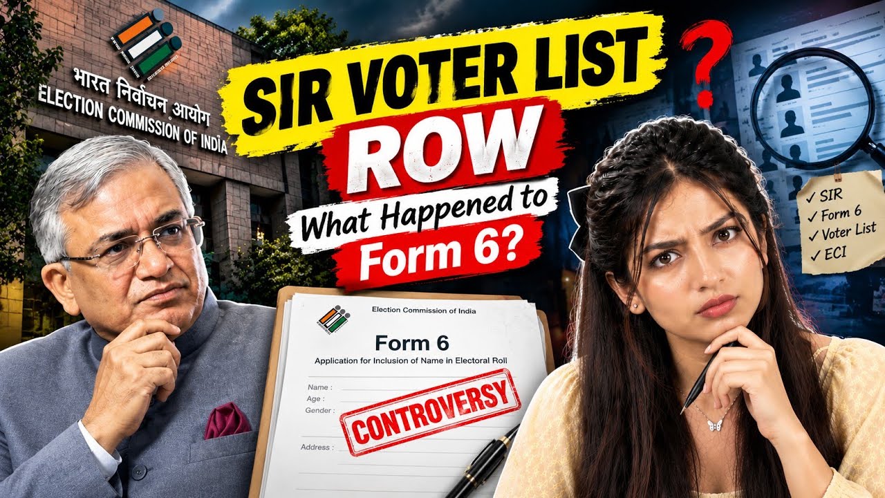 SIR Voter List Controversy Explained: What Happened With Form 6 & Election Commission?