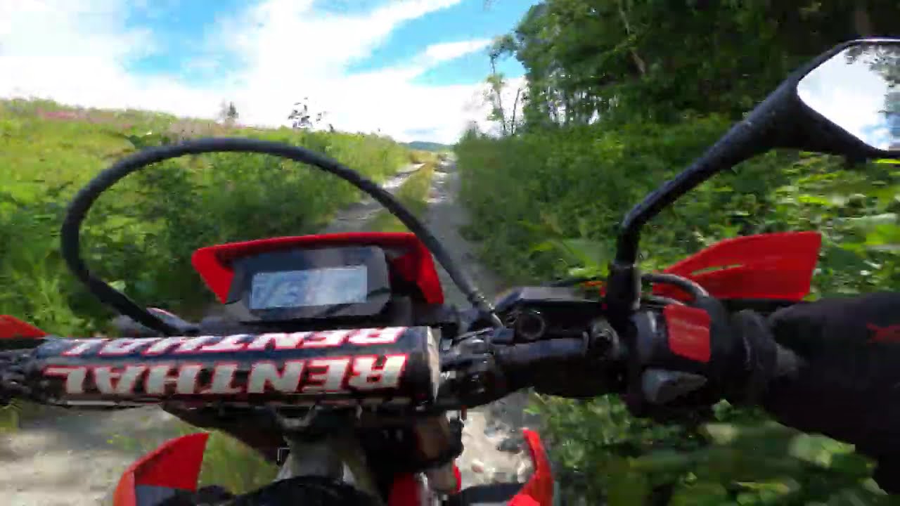 MOTOVLOGGING UP TO LOOKOUT ON CRF300L PART 1 of 2 - 4K
