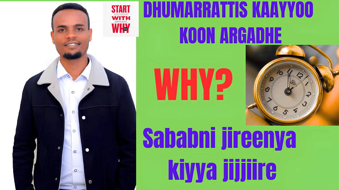 Akkamitti kaayyoo jireenya keetii argatta. Gorsa jireenya jijjiiru. Start With Why Book Summary