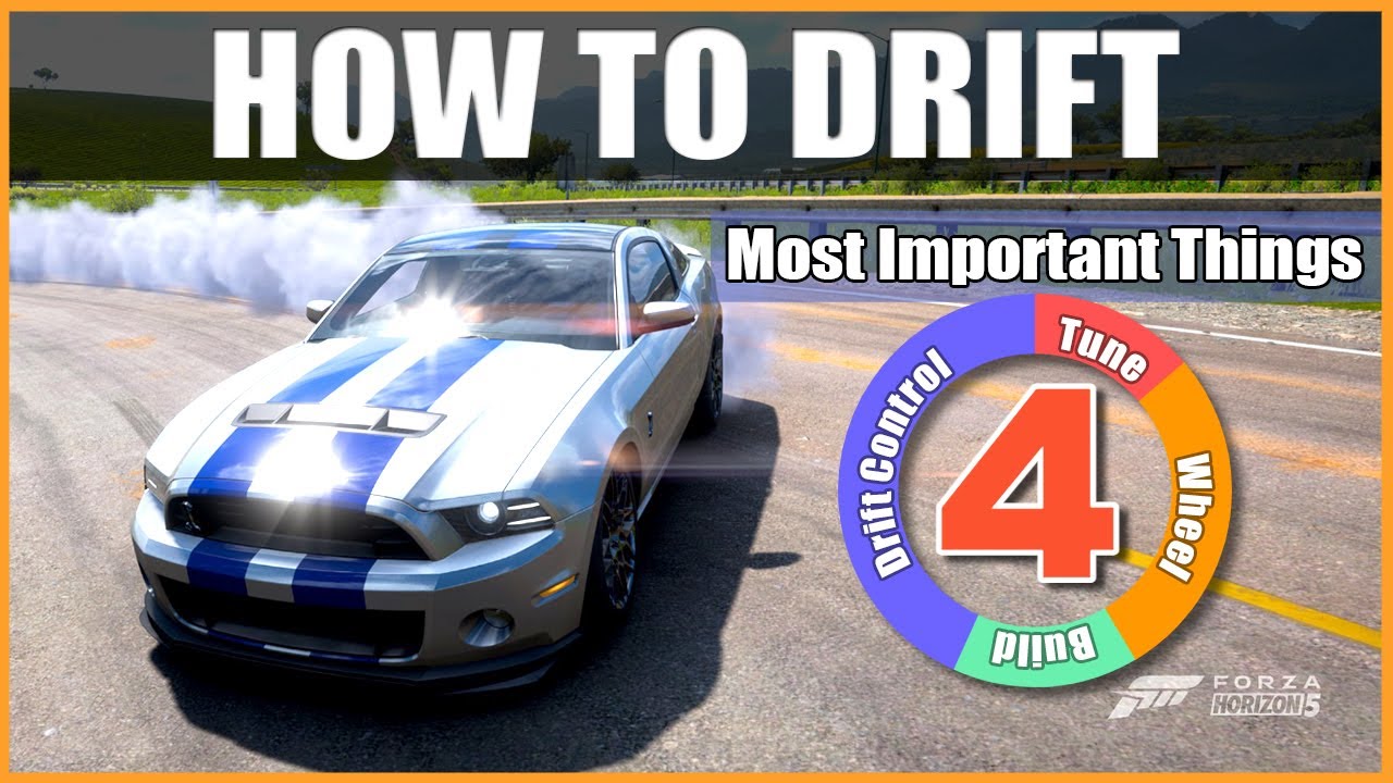 How to Drift in Forza Horizon 5  Building/Tuning/Control/Steering wheel setup basic guide