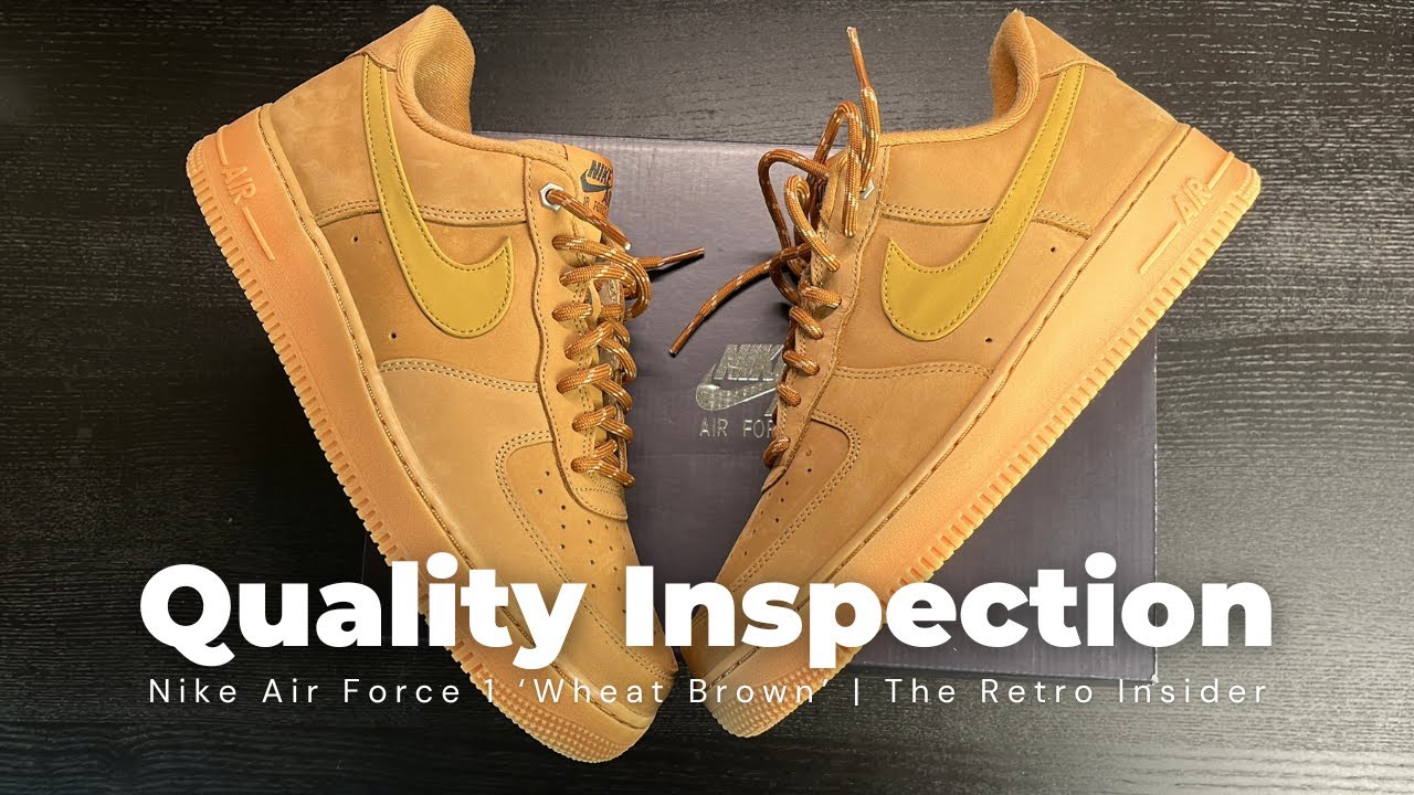 Unboxing And Quality Inspection: Nike Air Force 1 Low 'Wheat Brown' (CJ9179 200)