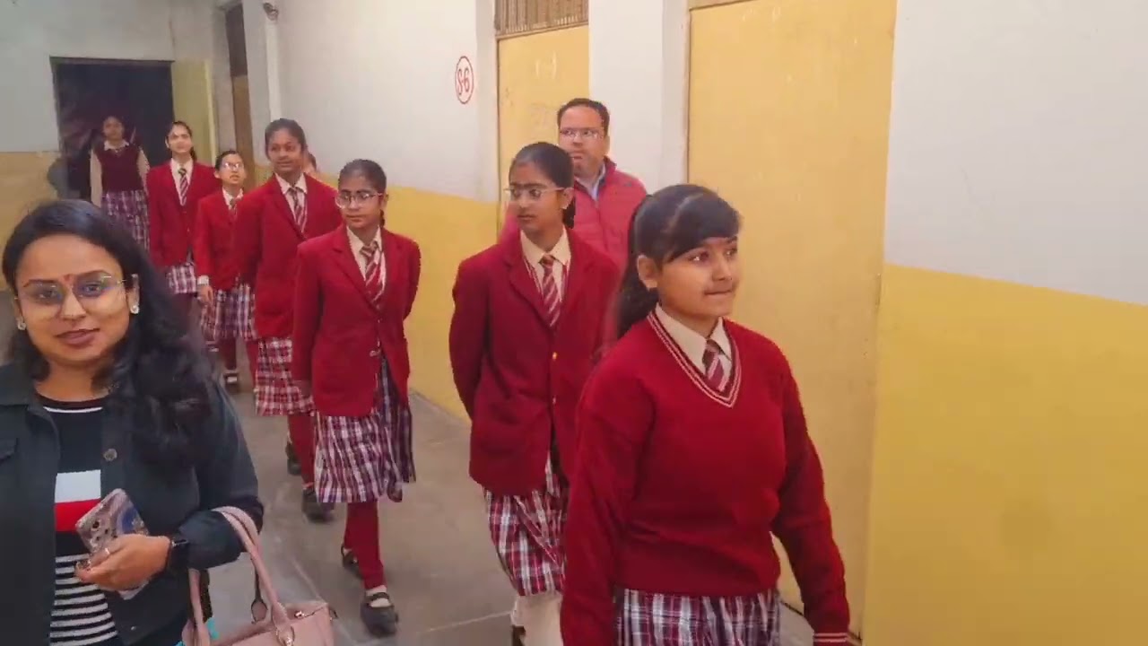 school visit  #modinagar # Chhaya public school #floowers