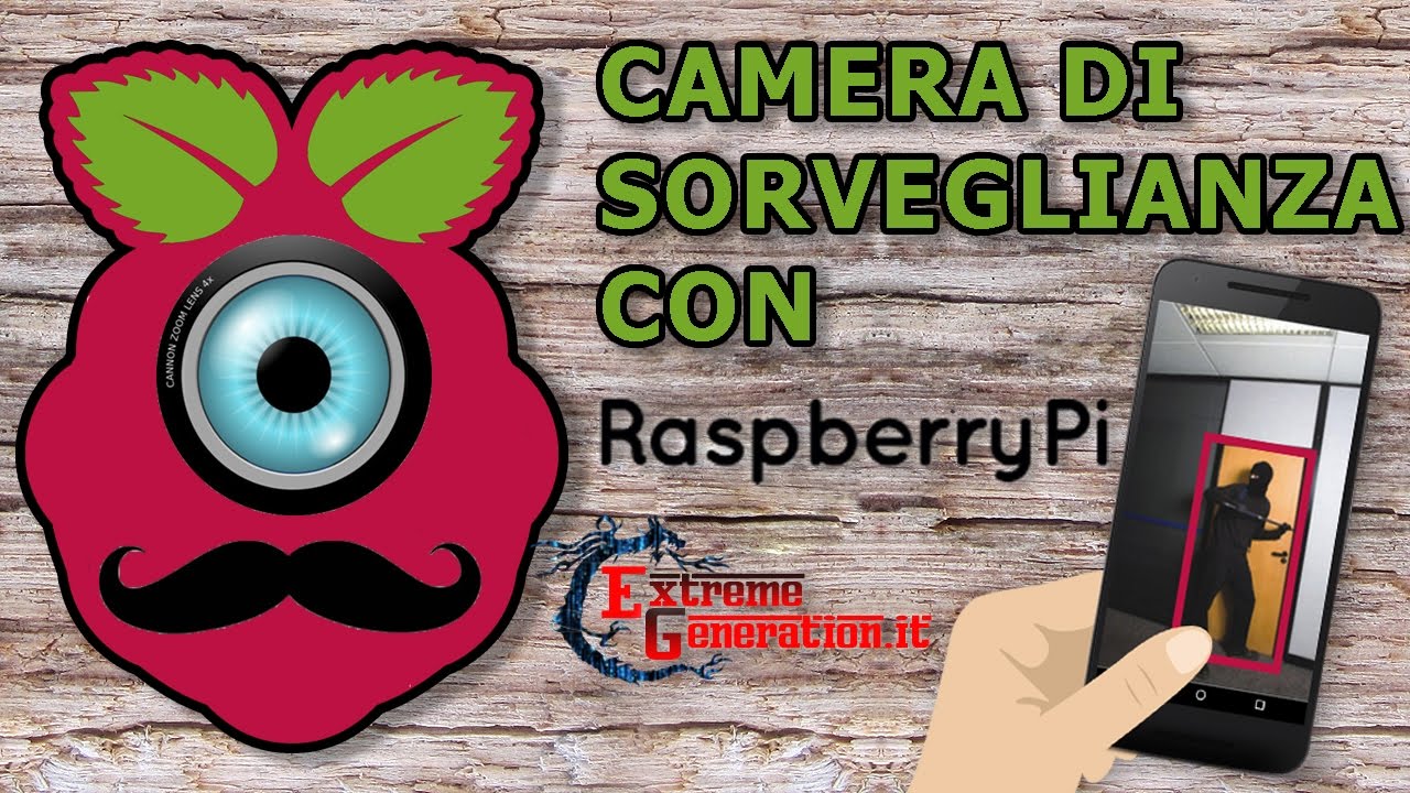 Camera Sorveglianza (MotionEye) con Raspberry Pi