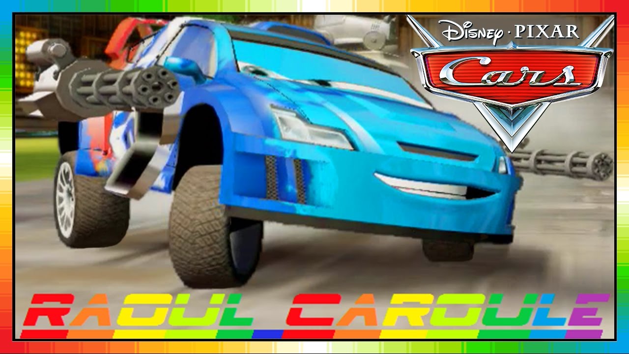 Cars 2 - Raoul CaRoule ( friend from Lightning McQueen & Mater & Finn McMissile )
