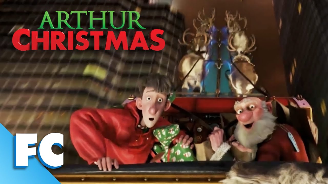 Arthur Christmas | Santa Sleighs Through The City Scene Clip | Family Animated Adventure Comedy | FC
