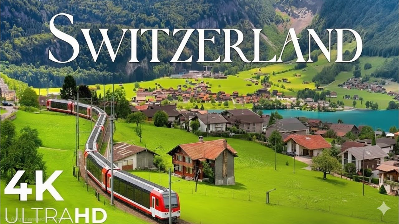 SWITZERLAND 4K ULTRA HDR. HEAVEN ON EARTH | RELAXING NATURE VIDEOS. SWISS ALPS.
