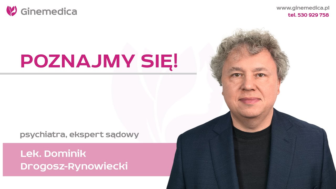 Lek. Dominik Drogosz-Rynowiecki - psychiatra Wrocław