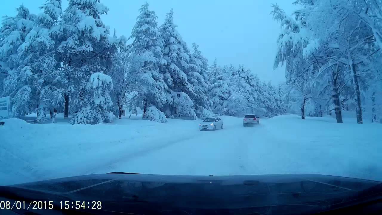 Uludağ Bursa karlı yollar