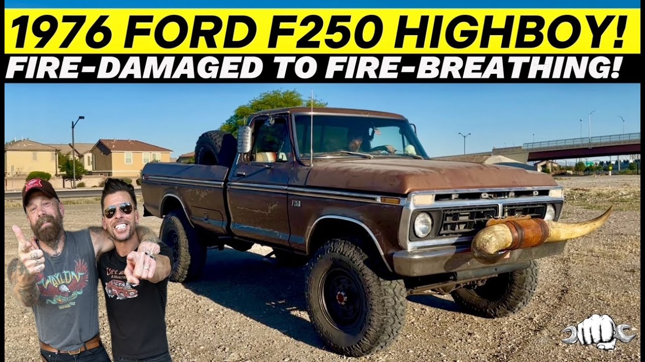 1976 FORD F250 HIGHBOY! From Fire-Damaged To Fire-Breathing!