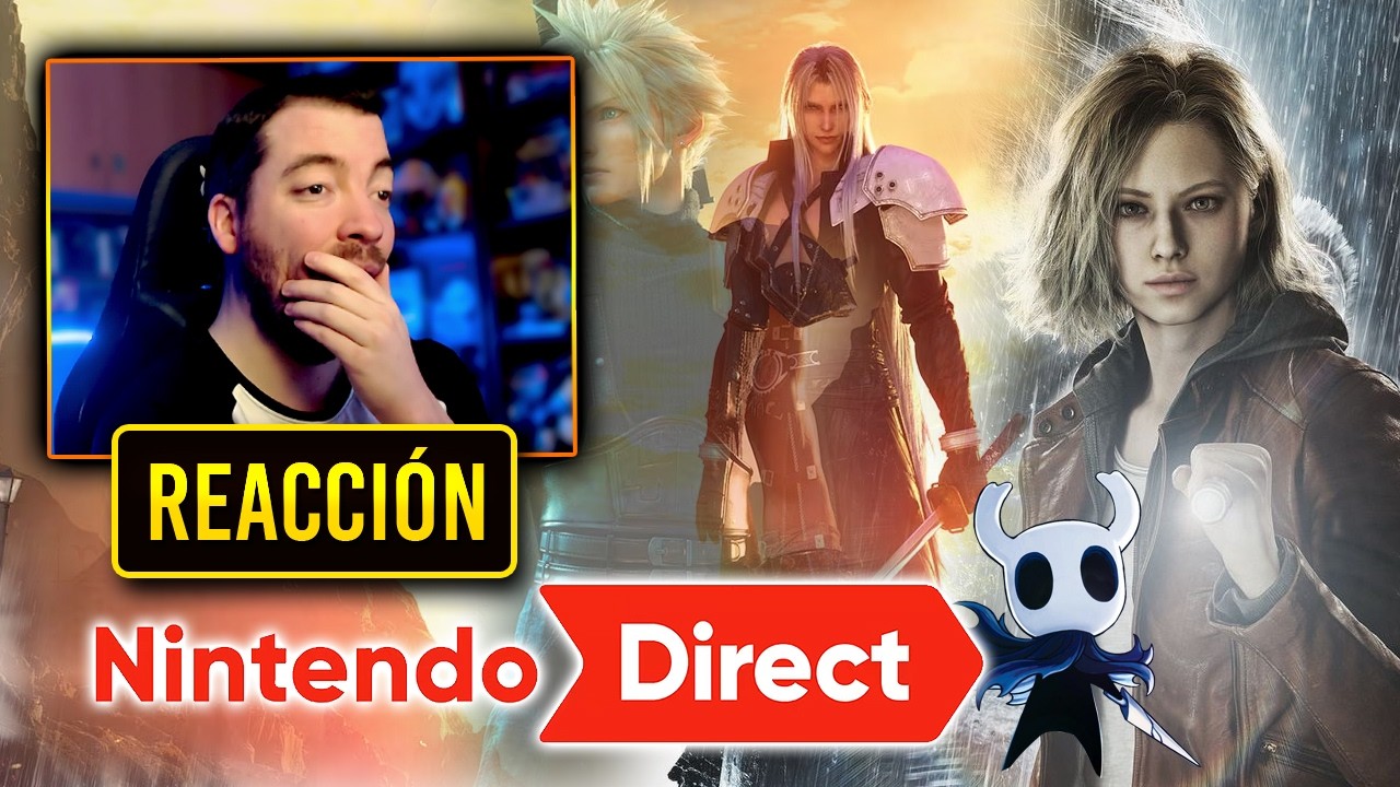 OJO A SWITCH 2: FFVII Rebirth, Requiem, Pragmata... Mi REACCIÓN al NINTENDO DIRECT PARTNER SHOWCASE