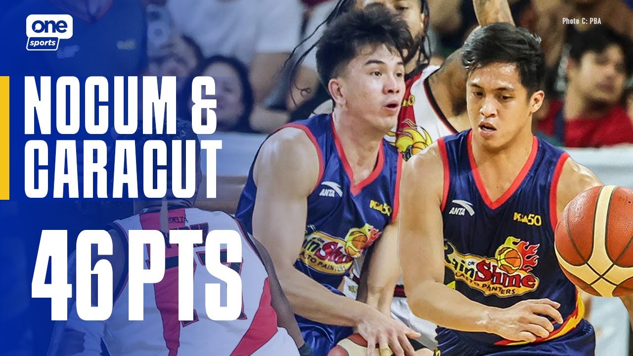 Nocum, Caracut COMBINED 46 PT-POWER for Rain or Shine 🌦️ | PBA SEASON 49 PHILIPPINE CUP | HIGHLIGHTS