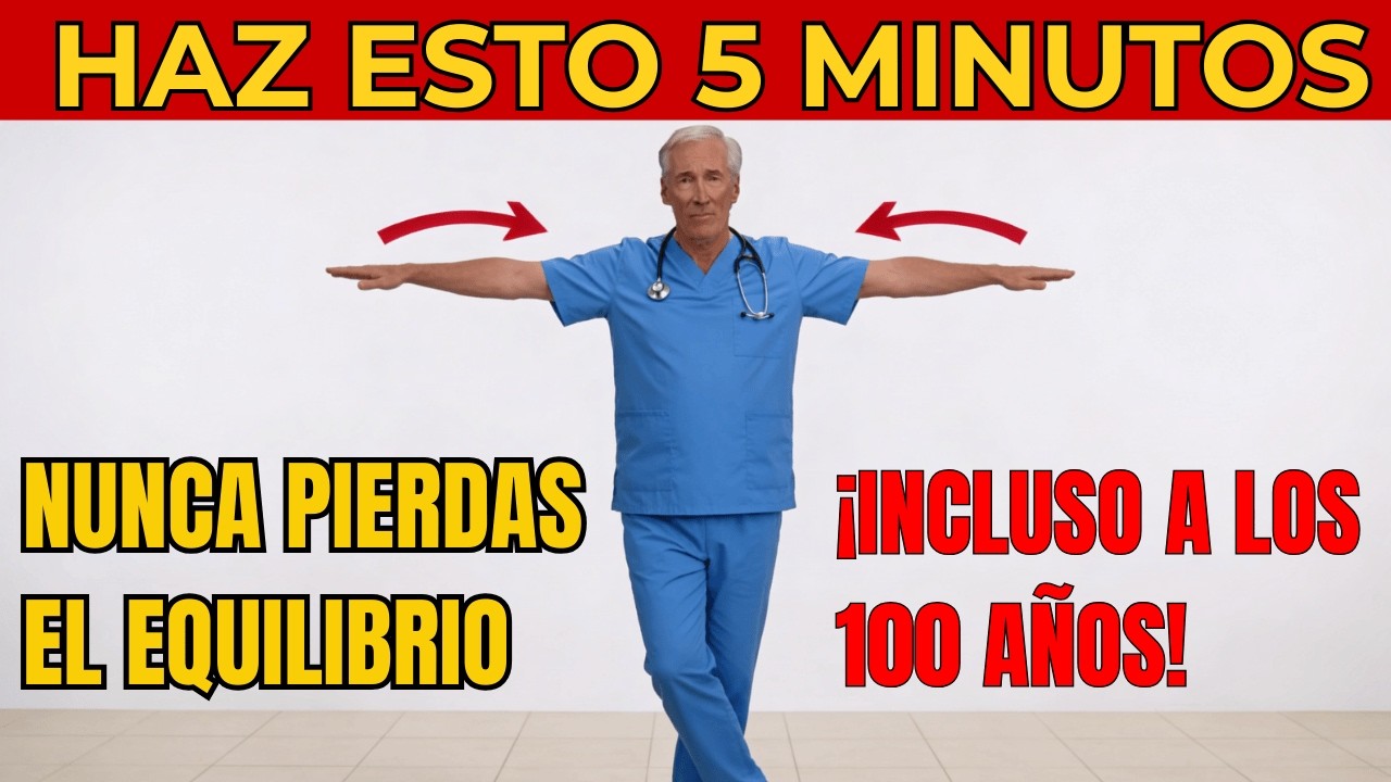Haz Esto 5 MINUTOS y NO VUELVAS a Perder el EQUILIBRIO (Ni a los 100 Años)