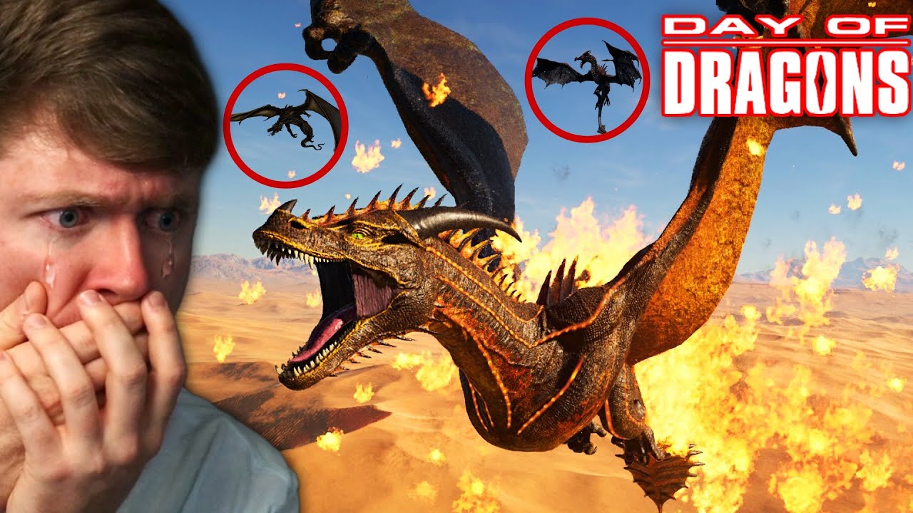 Learning to FLY as a DRAGON but it GOES WRONG!? - Day of Dragons
