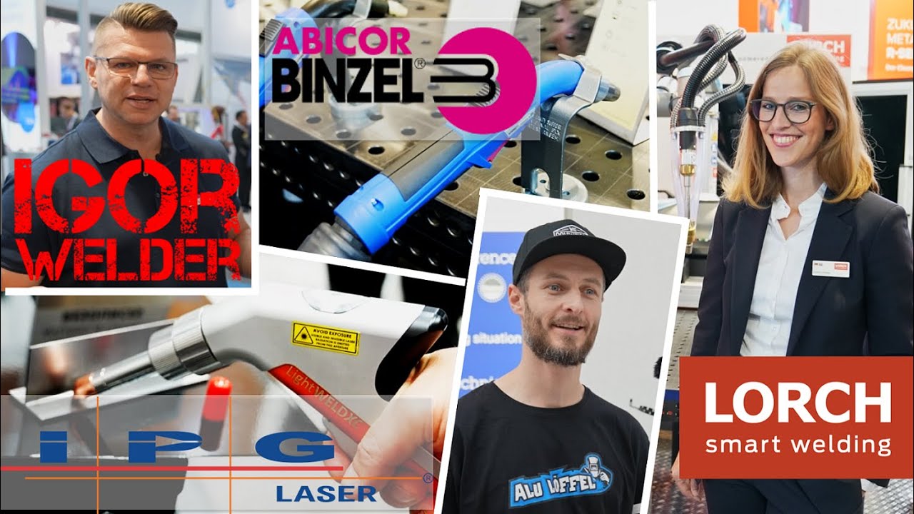 Euroblech 22:@Igor Welder, @Alu Löffel & Co. über Cobot-Schweißen, Handlaser, Absaugbrenner & Qlixbi