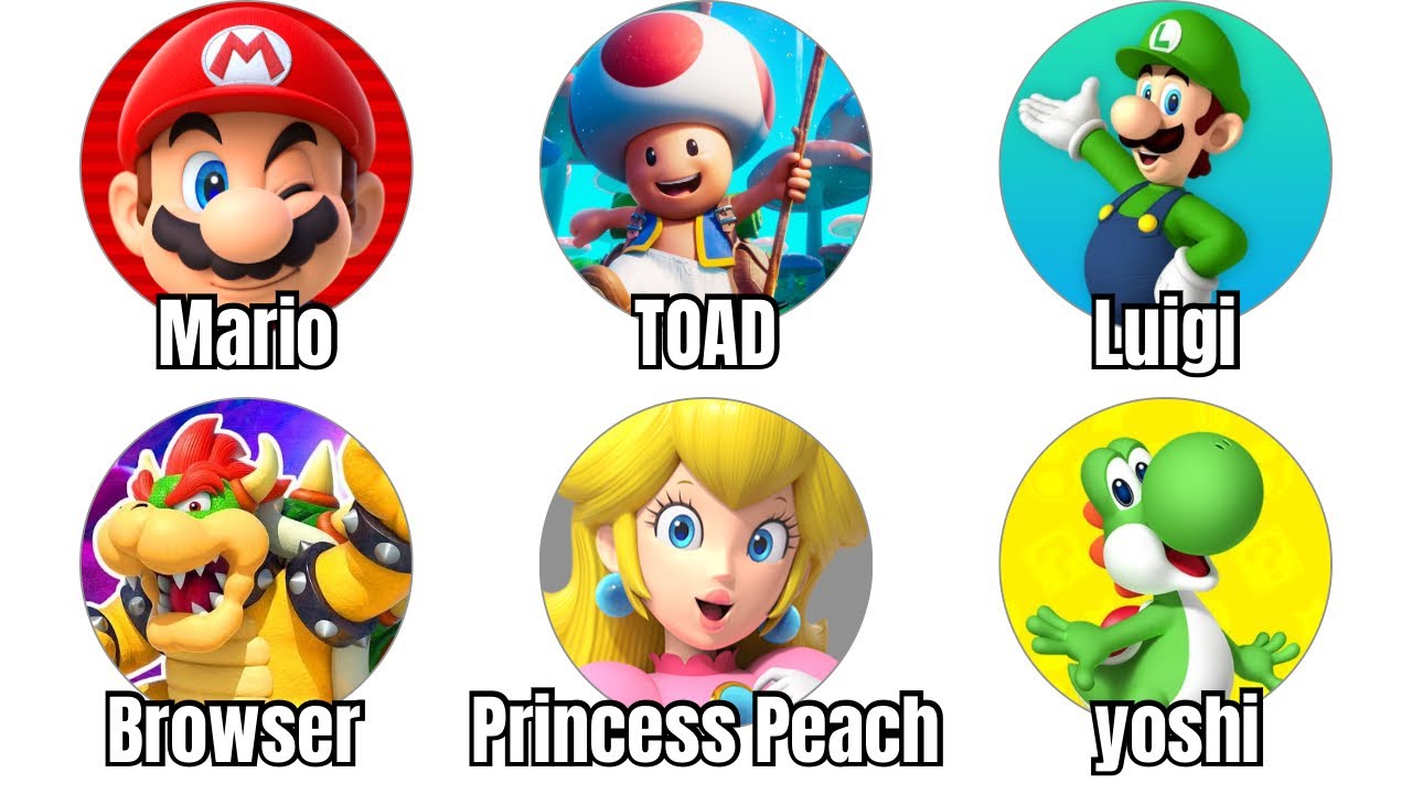 Super Mario Characters Explained in 4 Minutes !