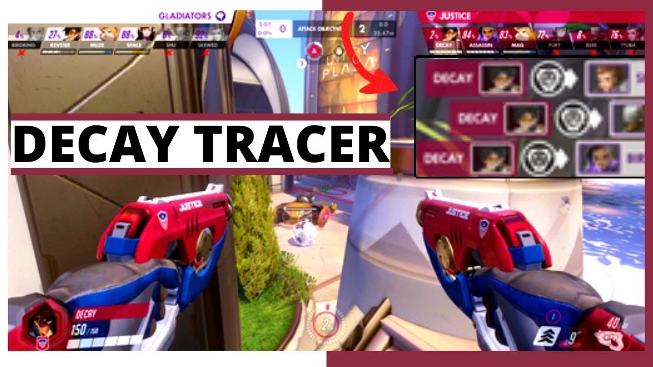 DECAY TRACER POV | Justice vs Gladiators | OWL Season 2021 Countdown Cup
