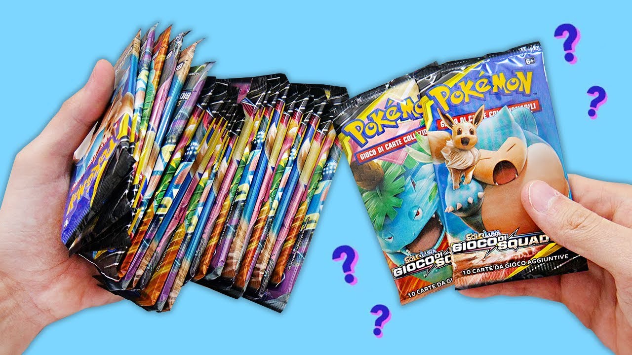 APRO LE MIE ULTIME 18 BUSTINE POKEMON GIOCO DI SQUADRA! - Trovo la Carta Allenatore più bella!