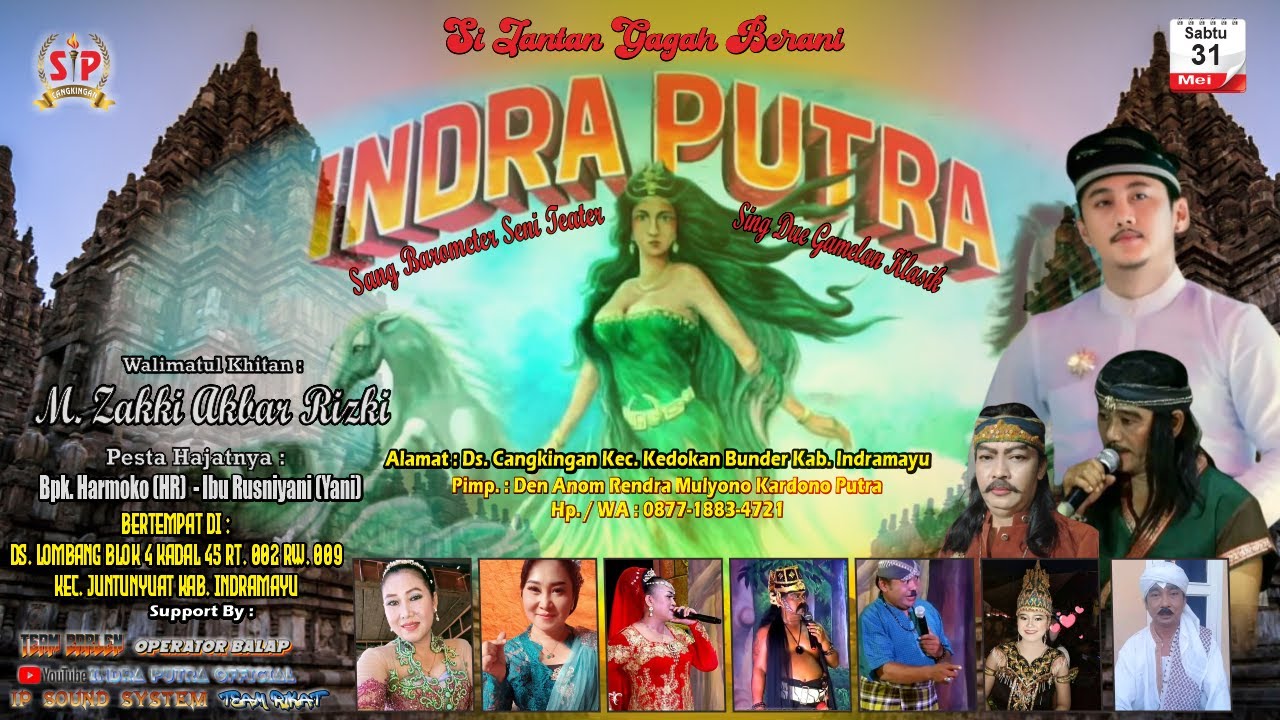 🔴 LIVE SANDIWARA INDRA PUTRA  | HAJATNYA BPK HARMOKO & IBU RUSNIYANI | DS LOMBANG 31 MEI 2025  MALAM
