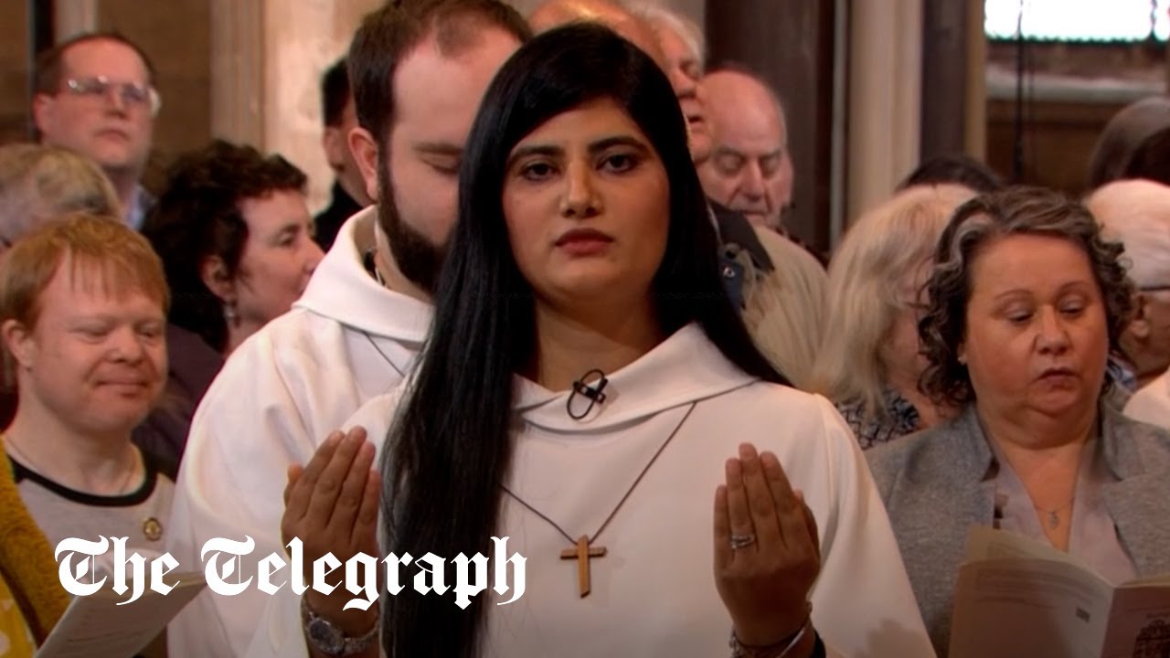 Lord&rsquo;s Prayer led in Urdu during Easter Sunday service at Canterbury Cathedral