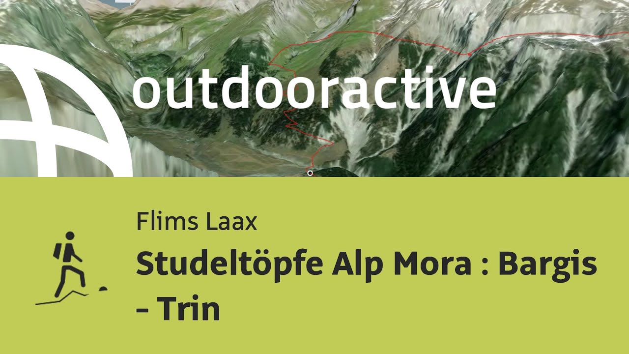 Bergtour in Graubünden: Studeltöpfe Alp Mora : Bargis - Trin