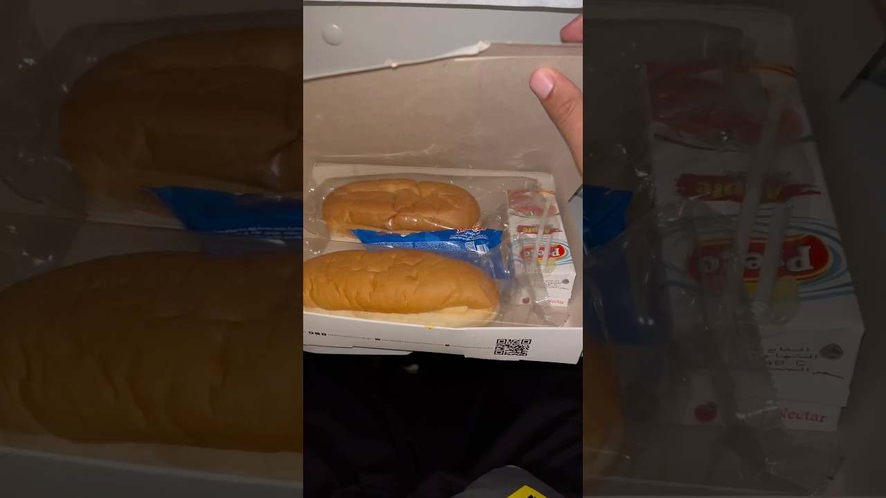 Nesma Airlines meal, I have never seen a meal like this 🤷