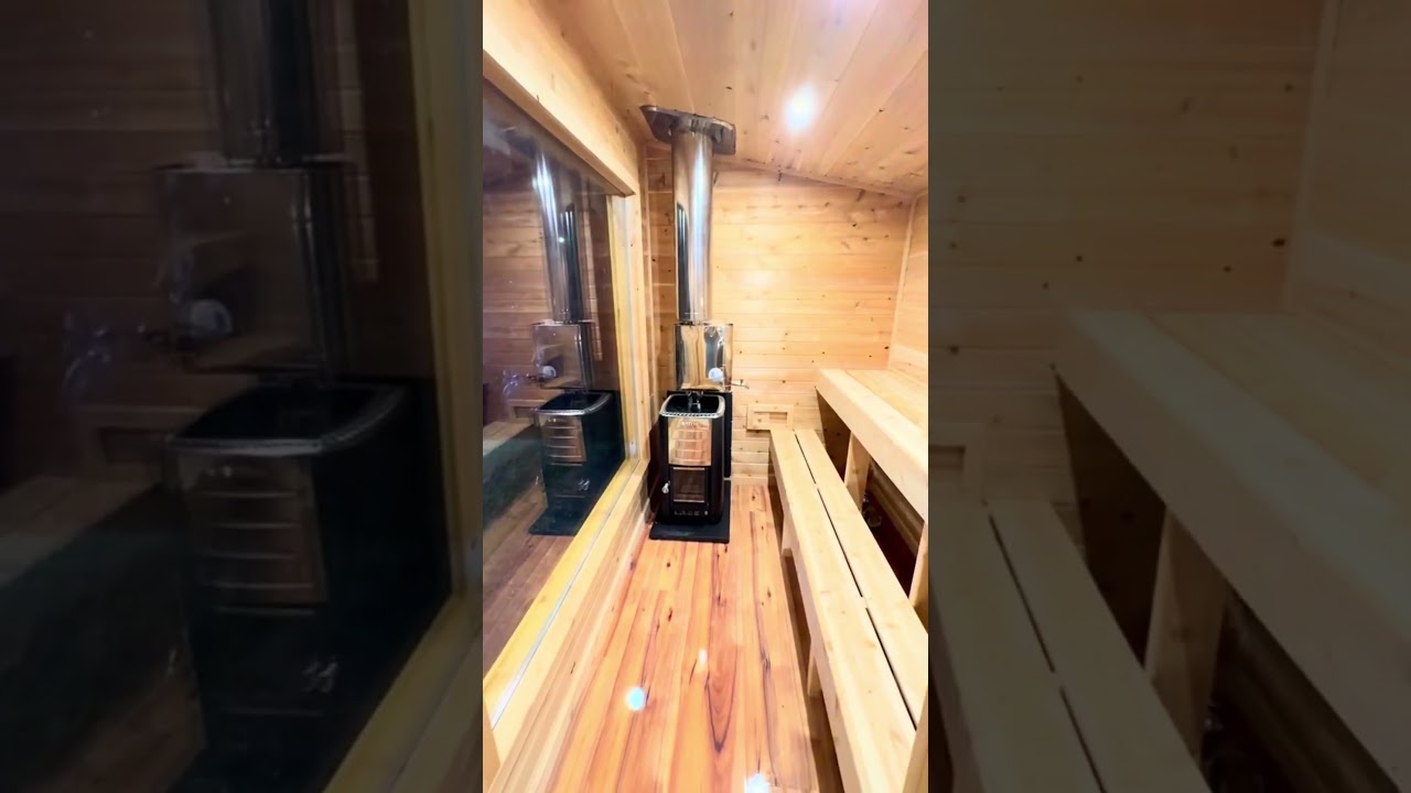 Touring Our Mobile Sauna In Under 20 Seconds!