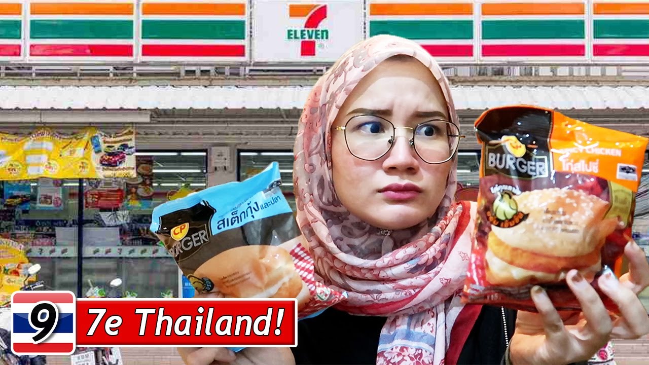 Jalan 1 kedai 7e Thailand pula tengok. Ada yang halal tak? | Perempuan Travel Solo | HidupShazz #224