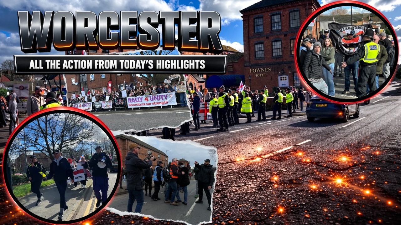 Worcester Erupts: Protest at Fownes Hotel Over Asylum Housing (Highlights}