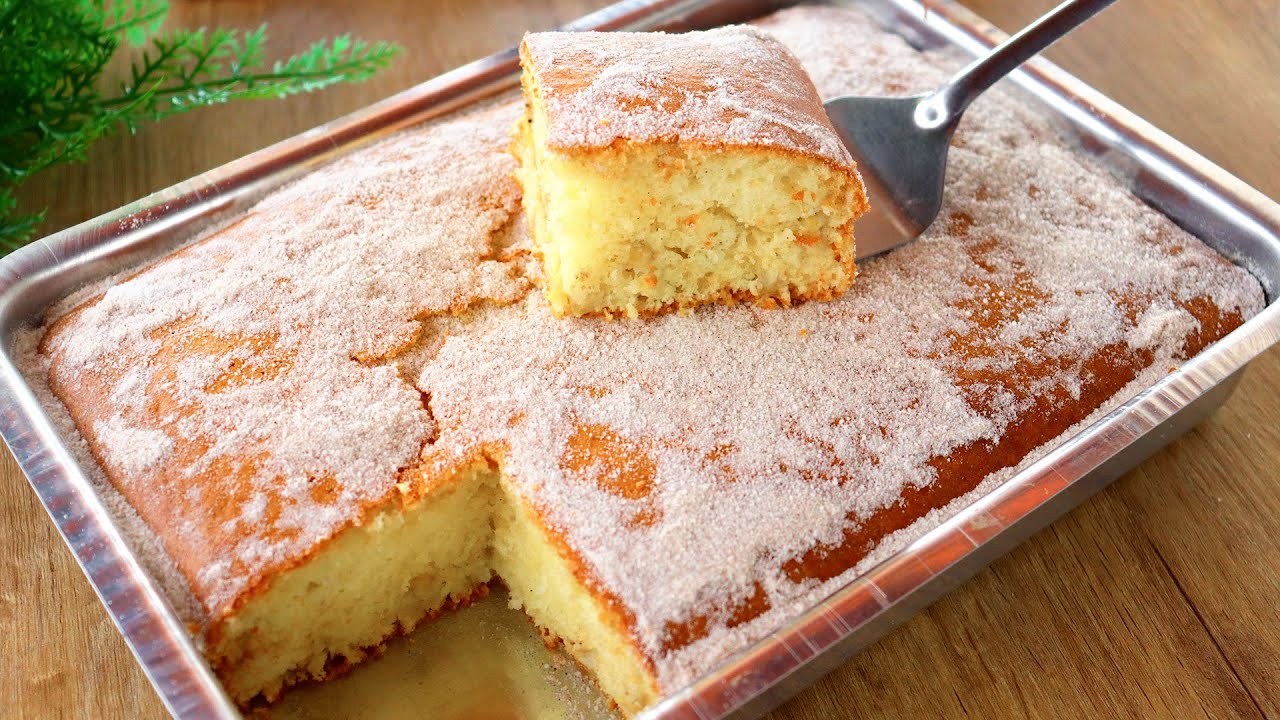 BOLO DE BANANA MUITO FÁCIL ECONÔMICO E DELICIOSO
