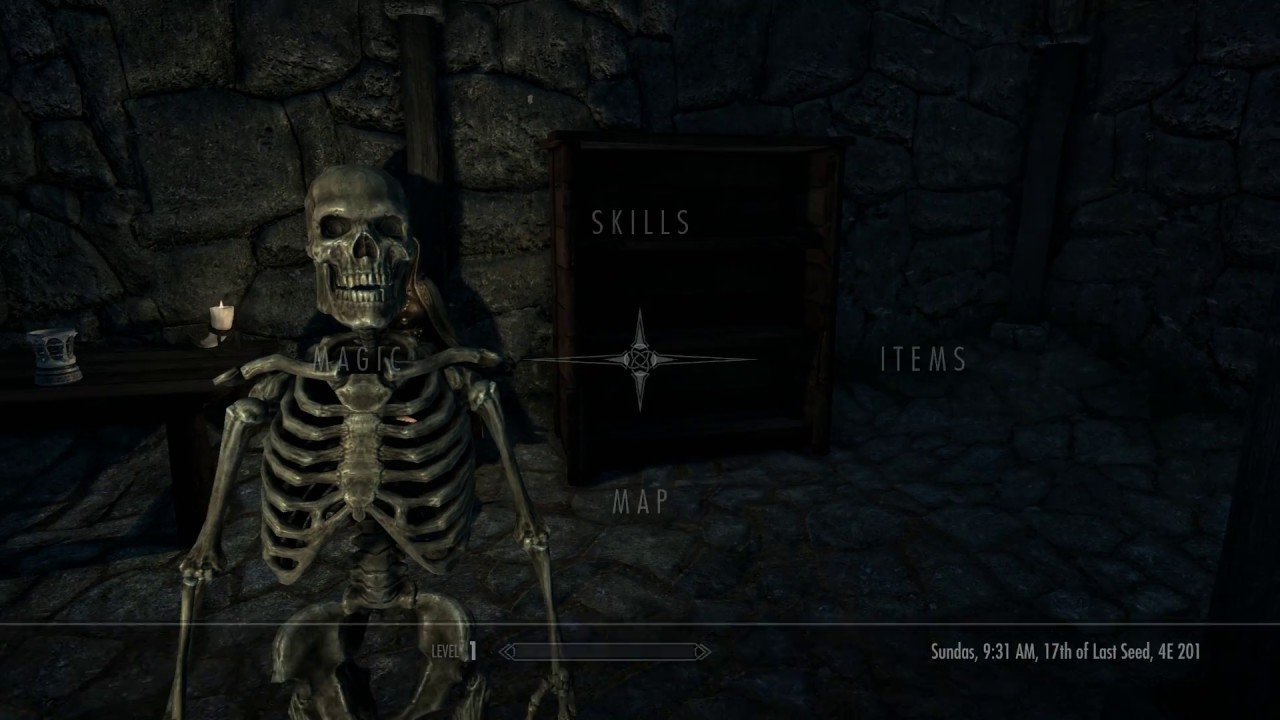 SKYRIM SPECIAL EDITION MODS PLAYABLE SKELETON RACE