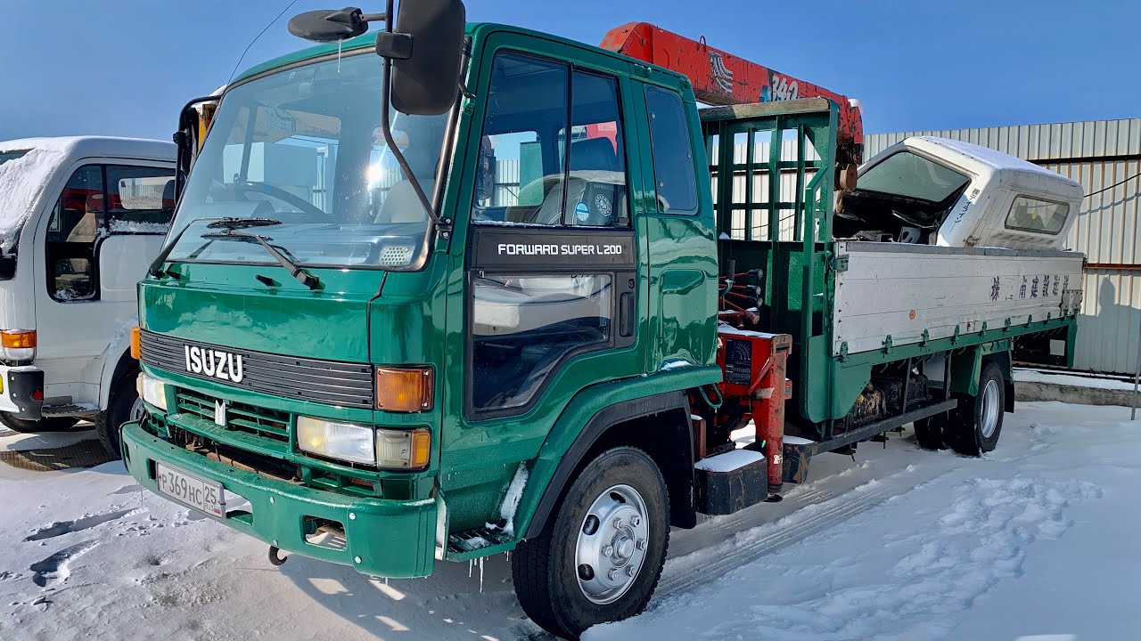 Isuzu Forward 1995г. с краном, в продаже на VL-AM.ru