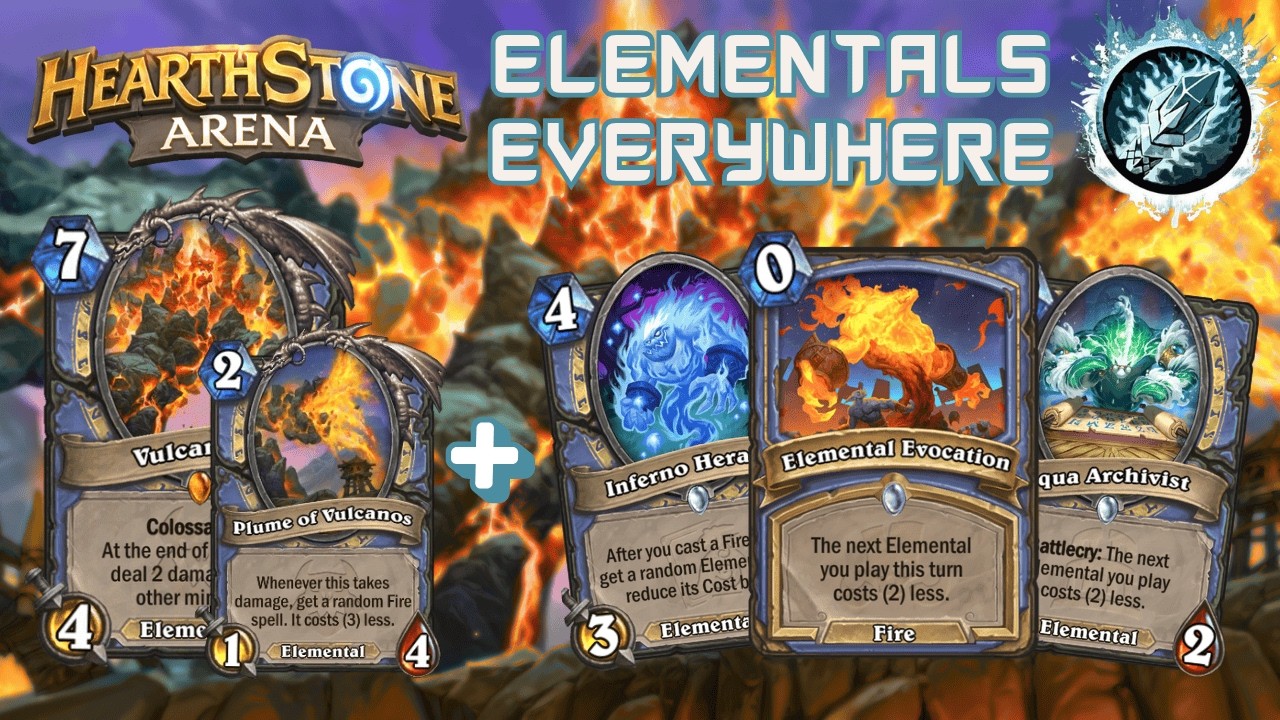 Never Seen So Many Elementals | Mage Hearthstone Arena Underground