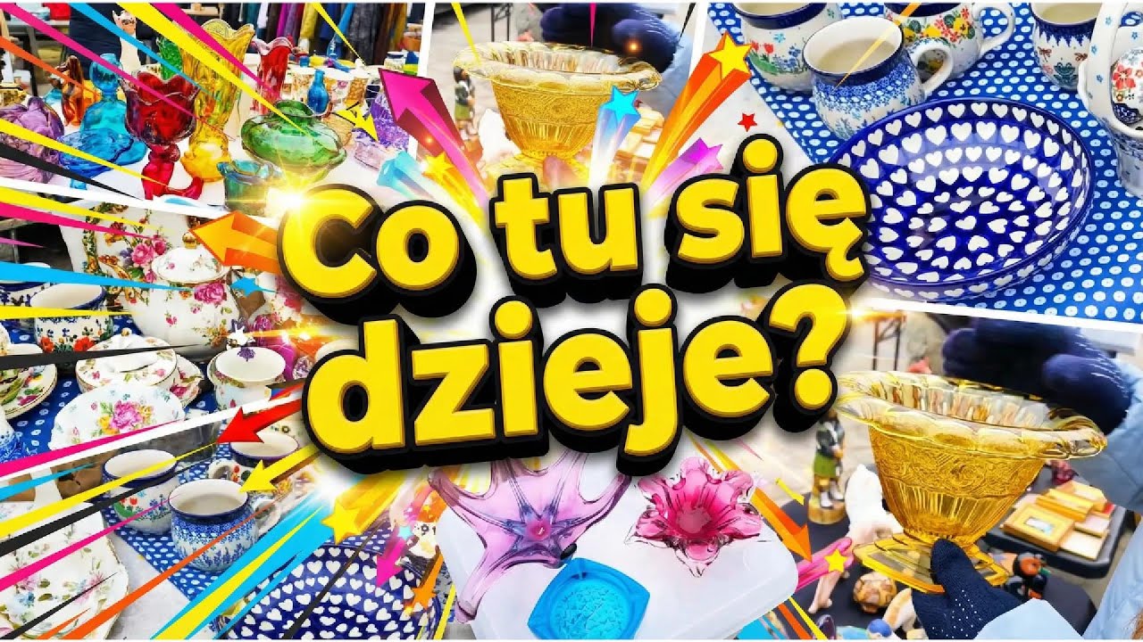 😮Szokujące Skarby Na Pchlim Targu – Zobacz, Co Tu Się Dzieje! #pchlitarg #skarby #vintage #murano
