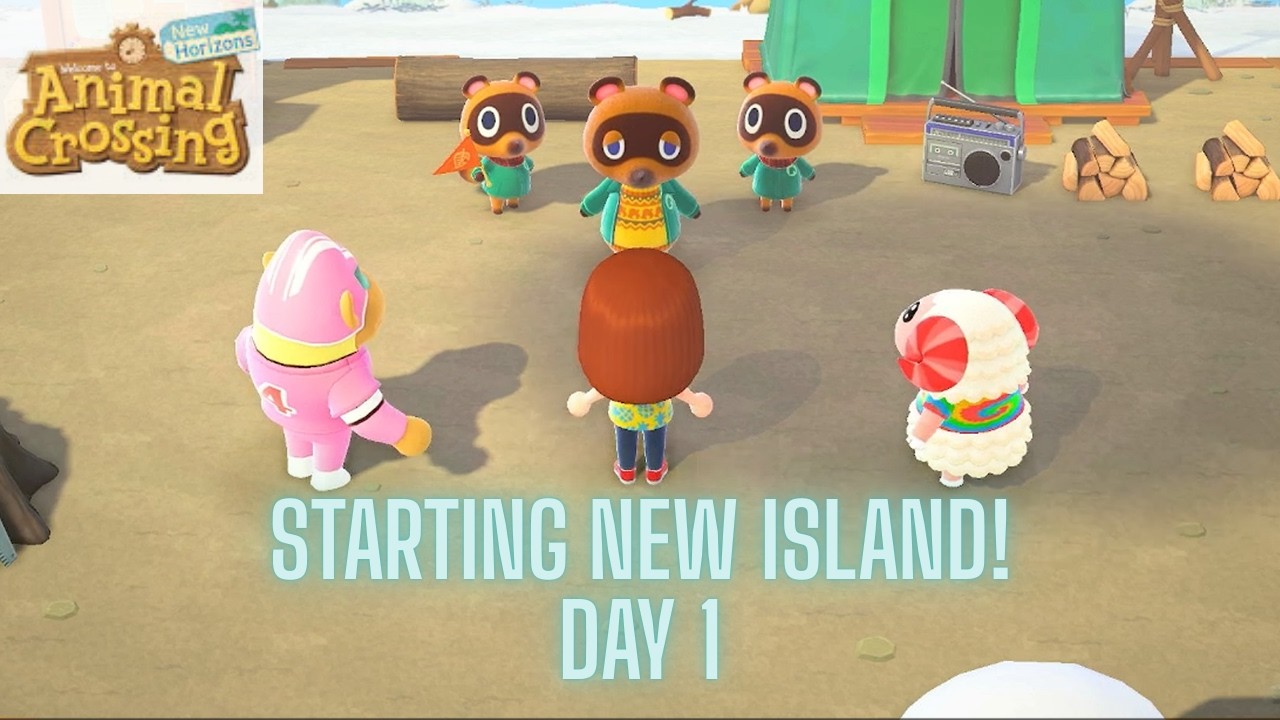 STARTING brand NEW Animal Crossing Island! | Day 1