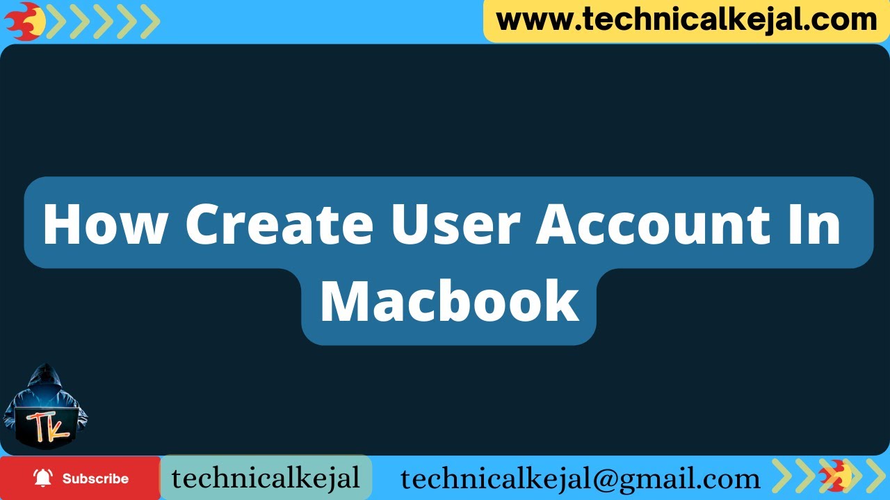 How To Create User Account In MacBook | Create New User In Mac | User Account