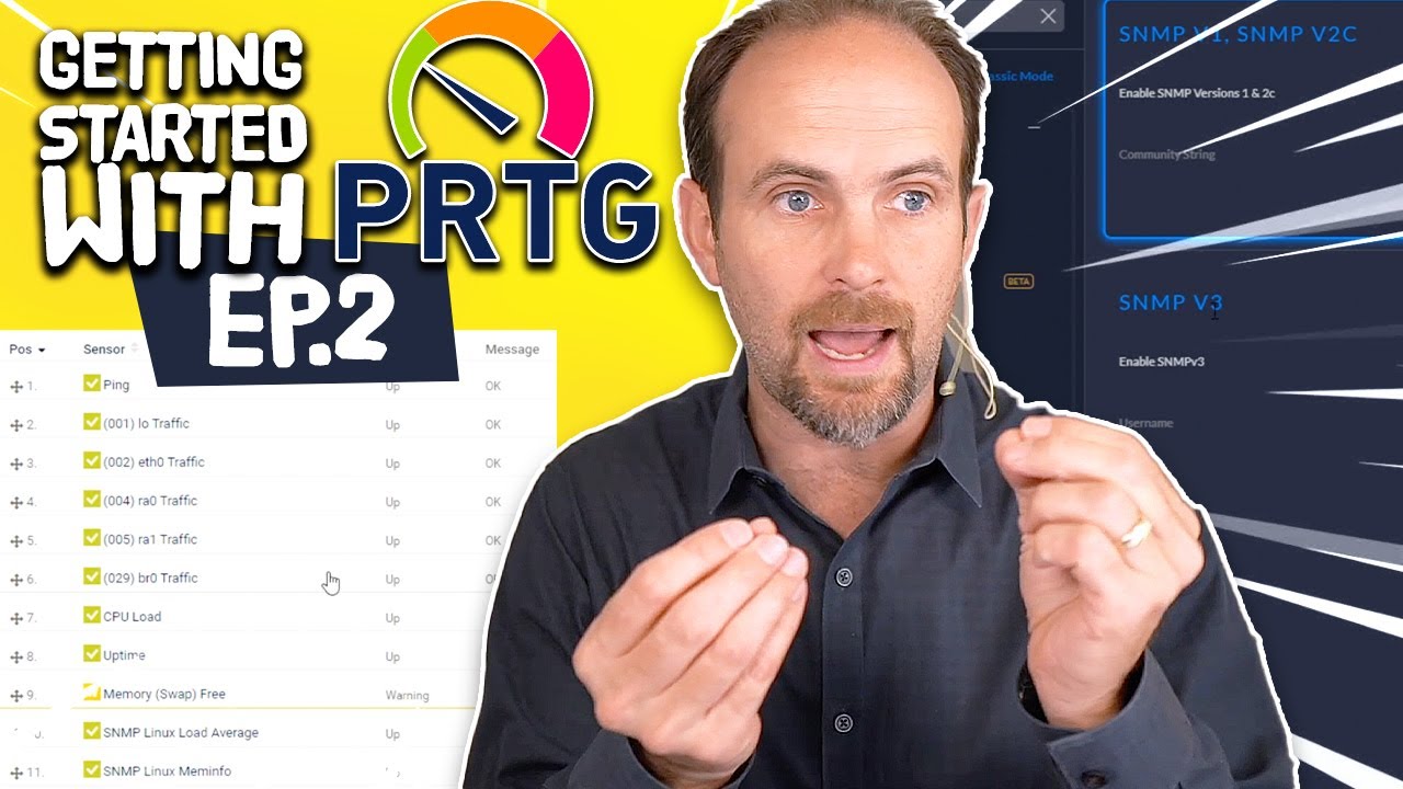 SNMP Sensor Setup! Getting Started with PRTG Ep.2 - Keeping IT Simple