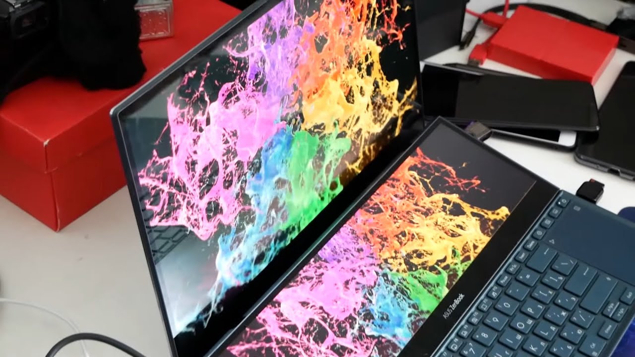 Мощный ноутбук с двумя экранами Asus ZenBook Pro Duo 15 OLED (UX582) / Арстайл /