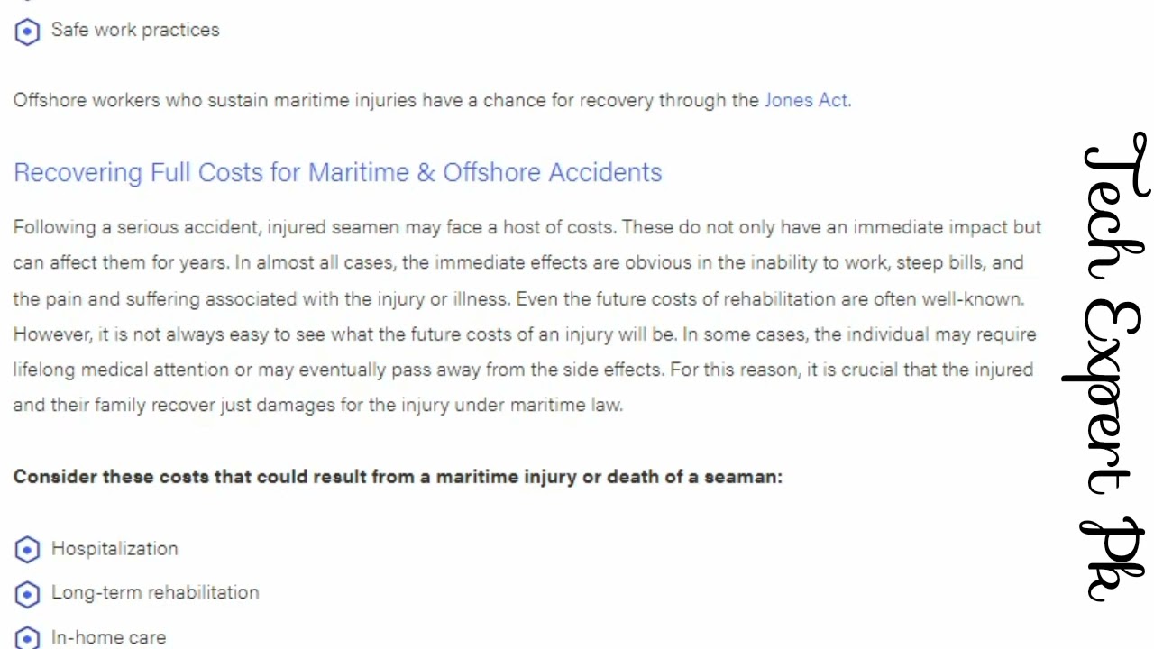 What is Houston Maritime Attorneys
