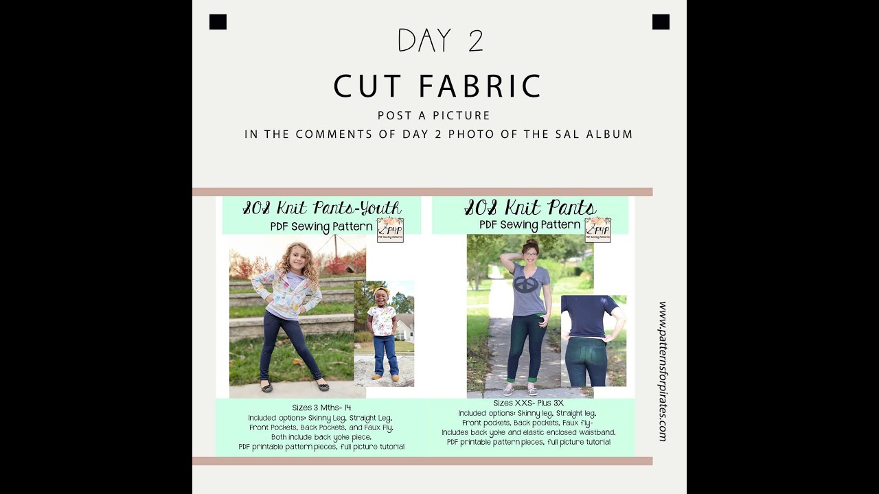 P4P SOS knit pants sew along