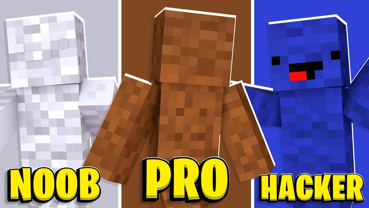 Minecraft - 4-Player Camo Prank In Minecraft Hide And Seek | JeromeASF
