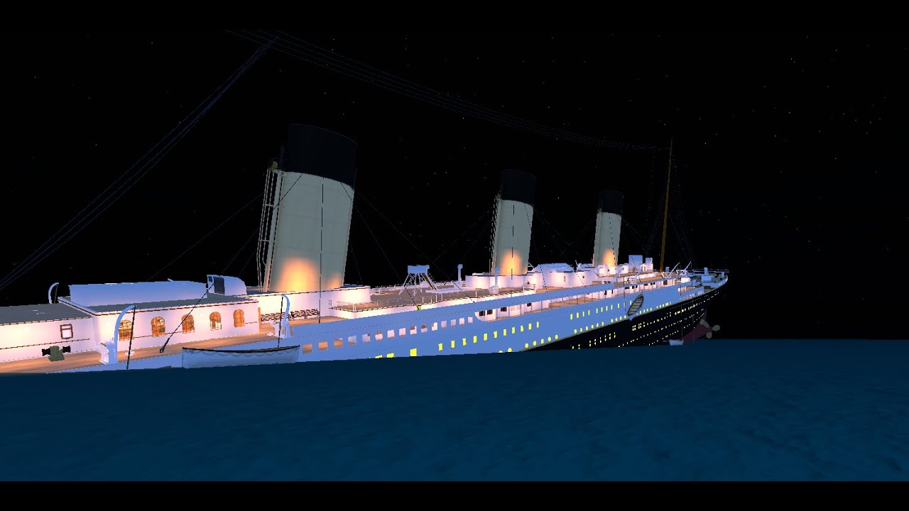 the sinking of titanic part 4 | titanic disappears into the dark depths of the atlantic