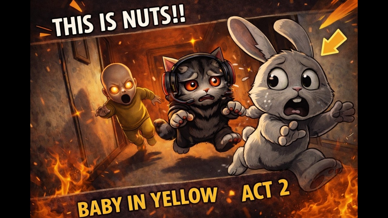 Jump Scares Mania...🙂 | The Baby In Yellow-Act2 | Telugu