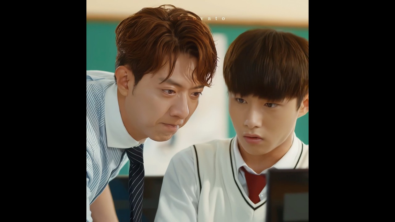 he didn&rsquo;t realise he got caught by his new teacher [#kdrama #bromance #leejungshin #seojihoon